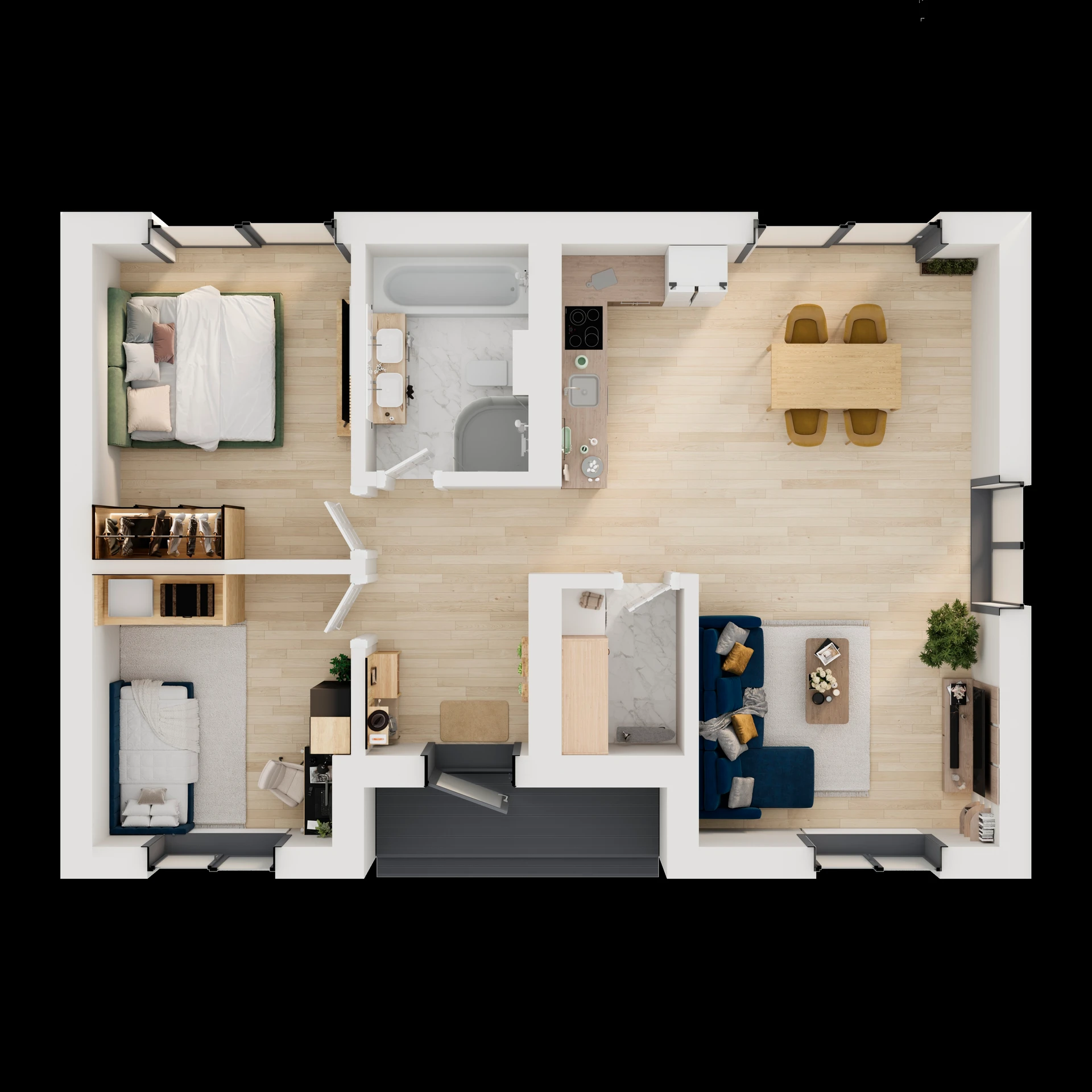 Планировка этаж №1